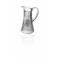 24% Lead Crystal Wide Mouth Pitcher w/ Large C Handle (32 Oz.)